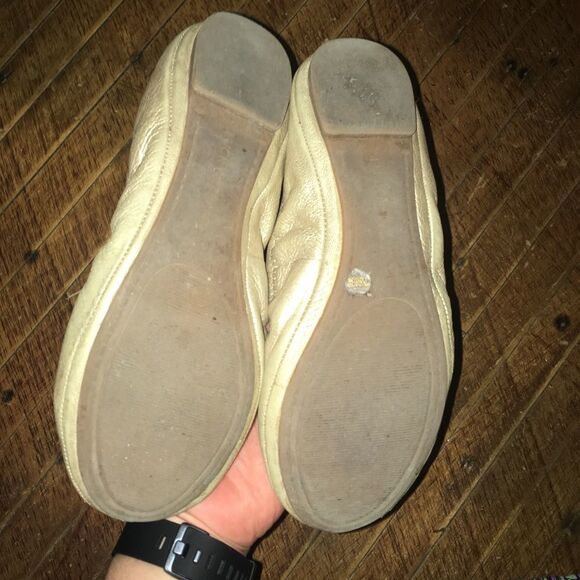 Lucky Brand Elysia gold ballet flats - Picture 4 of 5